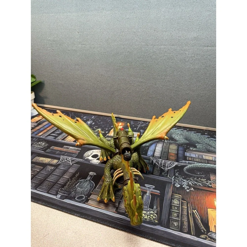 2003 Mega Bloks Krystal Wars Marader Cliff Dragon #9885 Green and Gold